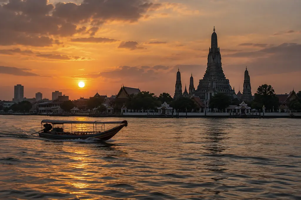 Bangkok in the evening light