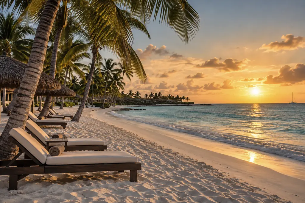 Punta Cana in the evening light