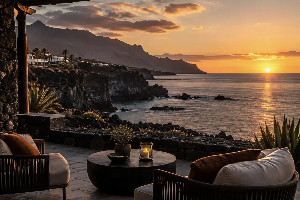 Tenerife Sur in the evening light